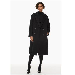 Babaton Slouch Coat, sz 2, Black, Camel/Wool